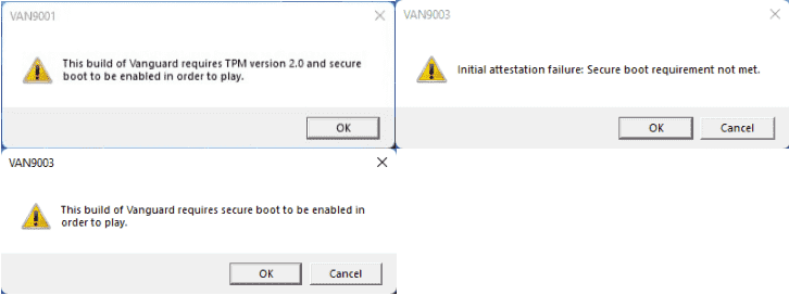 Windows 11'de Valorant Van9003 hatası nasıl düzeltilir