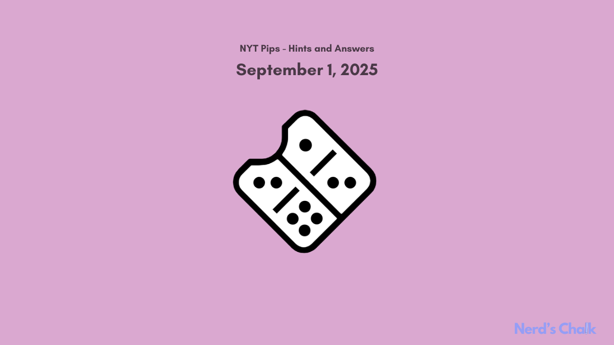 Pips 1 Eylül için sert ipucu ve cevap (adım adım kılavuz)