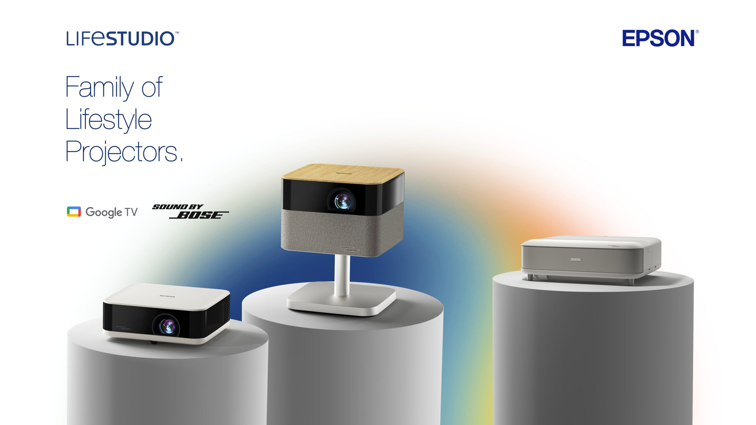 Epson'un yeni LifeStudio Projektörleri Google TV ve Bose Sound'u tek bir pakete koydu