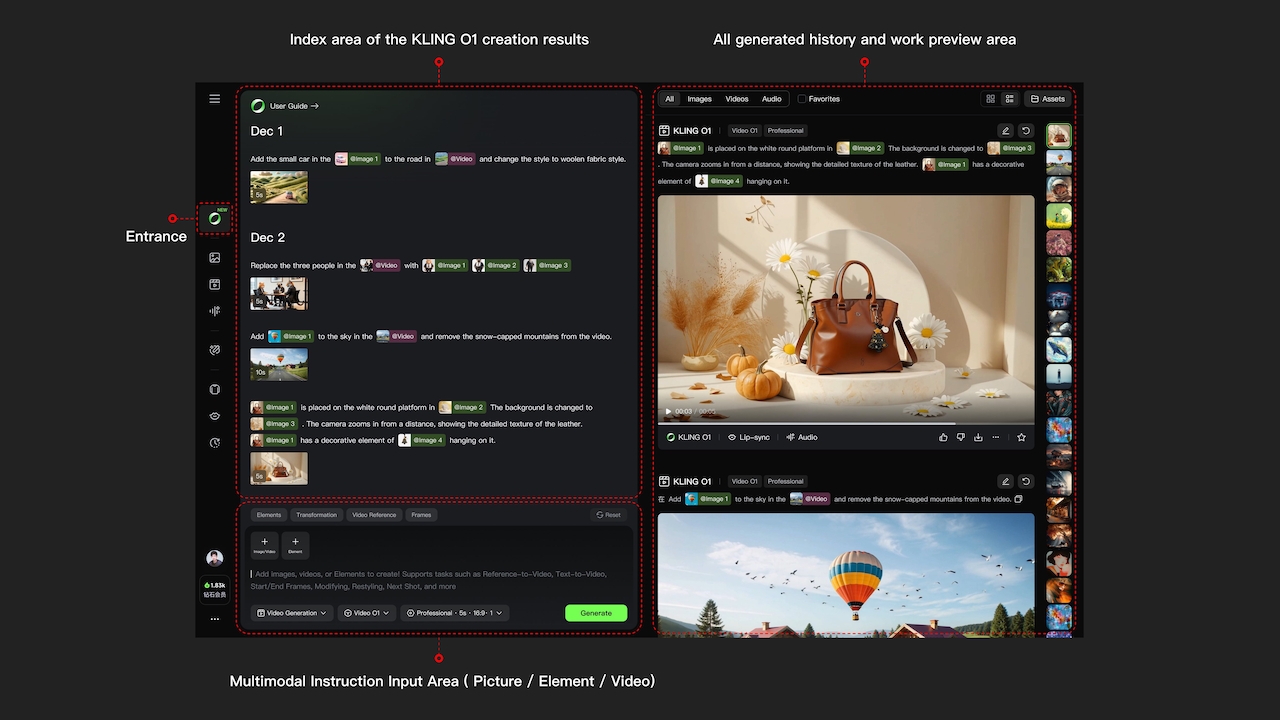 AI Video'nun 'Nano Banana'sı: Çin platformu Kling AI, O1 AI Video Düzenleme Modelini Başlattı