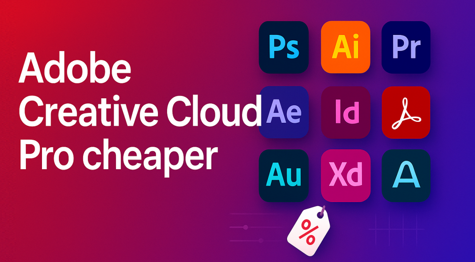 Adobe Creative Cloud Pro daha ucuz (VPN 2025 olmadan)